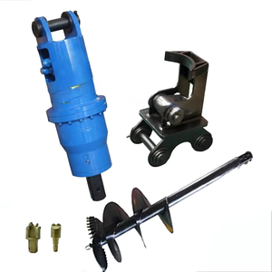 Máquina perforadora de pilotes para excavadora, perforadora hidráulica de pilotes helicoidales, taladro de tierra, perforadora de tierra, perforadora de pilotes de tornillo - Product Image 1