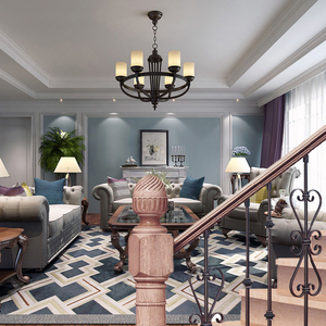 Popular de diseño de la parrilla de hierro para Balcón de corte láser escalera barandilla valla de hierro forjado barandilla - Product Image 6