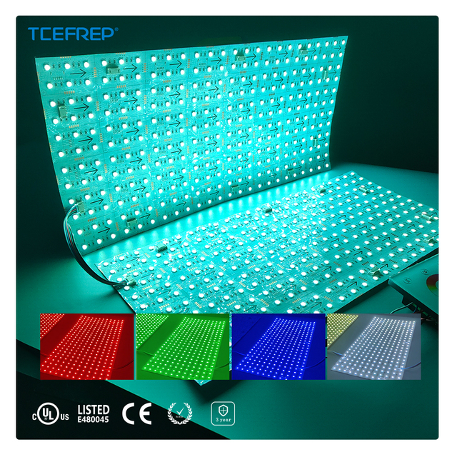 Ultra Thin High 240*480RGBW Quality LED Sheet SMD5050 Bright Panel Flexible Cuttable Backlight Led Sheet for Marble Table