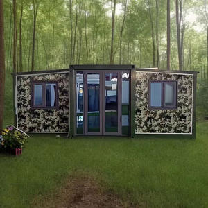 Villa extensible de envío de 20 pies, kit de 4 dormitorios, casa prefabricada plegable, contenedor de casa prefabricada de 40 pies, casa extensible a la venta - Product Image 4