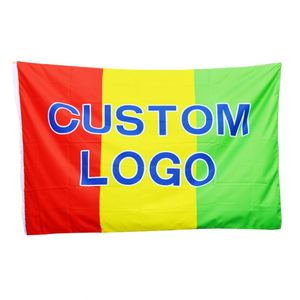 Custom Logo Banner or 3x5 Polyester Waterproof Double-Sided <b>Flag</b> with Fast Delivery and Low Price for Any Advertising Need - Product Image 1