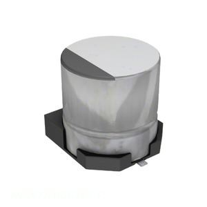 Condensateur à montage en surface (SMD) 470 µF 20 % 10 V AVS477M10G24T-F, canal fabricant, type CAP ALUM 470 µF - Product Image 1