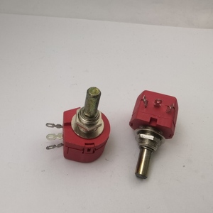 Potenciómetro enrollado de alambre de bobina única Lorida W1 WX118 <span class=keywords><strong>ABK</strong></span> 2W 1K 5k10k 50mm potenciómetro de regulación de velocidad de longitud del eje - Product Image 1