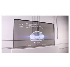 Thương hiệu mới 55-inch trong suốt Màn hình OLED màn hình 2k 4k cảm ứng hiển thị Máy tính để bàn kỹ thuật số biển Máy nghe nhạc quảng cáo
