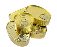 Boîte de conserve métallique vide de qualité alimentaire pour thon et viande, facile à ouvrir, qualité industrielle, origine Chine