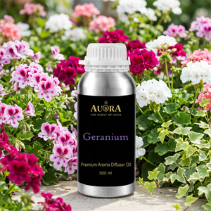 Huile Essentielle de Géranium Naturelle Premium pour Diffuseur d'Arômes, Soluble dans l'Eau, Idéale pour la Maison, les Cadeaux, les Hôtels, les Bougies, Prix Usine, Étiquette Personnalisée - Product Image 1