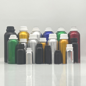 Produttore all'ingrosso 50ml-1000ml bottiglie in alluminio nero opaco con tappi antifurto per prodotti chimici e profumi - Product Image 4