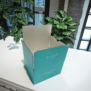 Kunden spezifische, leicht abreiß bare Theken box, faltbare Wellpappe schachtel, selbst klebende Reißverschluss-Verpackungs schachtel - Product Image 3