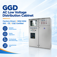 Armoire de distribution basse tension GGD triphasée CA 400V, tableau de commande direct usine pour système industriel de sous-station