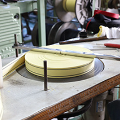 Nqfiber उच्च तापमान प्रतिरोधी arcard टेप पूर्ण मोटाई लौ retardant पीले फाइबर लोचदार आग प्रतिरोधी वेबबिंग केवलर - Product Image 3