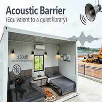 Maison familiale modulaire préfabriquée et portable de conception moderne avec 3 chambres à coucher Maison conteneur détachable Maison préfabriquée