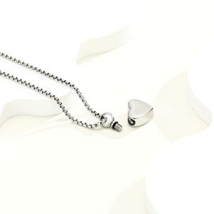 Küçük kalp Urn kolye kadınlar için erkekler için külleri <span class=keywords><strong>Ashes</strong></span> Human sevilen bir anıt takı için insan/Pet - Product Image 6