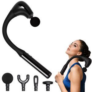 Marteau de massage portatif multifonctionnel Huangtai 5 vitesses, moteur sans balais 7,4 V, masseur corporel électrique avec minuterie - Product Image 1