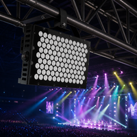 Projecteur LED de scène 1000W 1200W SMD5050 IP66, profilé, à effet flash Aura, grand format en aluminium, DMX 512 RGBW RGB, pour exposition intérieure
