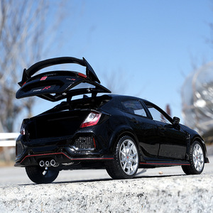 2025-08-SM 1:24 hon-da <span class=keywords><strong>Civic</strong></span> Diecast MODEL 1/24 alaşım oto modeli yüksek koleksiyon alaşım araba modeli - Product Image 5