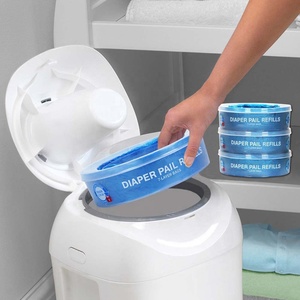 Compatible avec les poubelles à couches, sacs de recharge pour poubelles à couches, <span class=keywords><strong>Angelcare</strong></span>, recharge pour <span class=keywords><strong>poubelle</strong></span> à couches, conception de sécurité pour enfants, sac <span class=keywords><strong>poubelle</strong></span> - Product Image 5