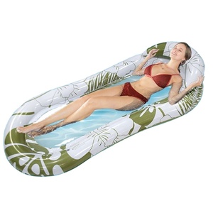 Inflatable PVC Hammock Float with Canopy - Portable Pool Lounge for Water Fun - Product Image 4