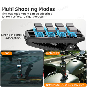 Clip magnétique pour sac à dos pour Pocket 4/3, adaptateur à dégagement rapide, base de clip alligator réglable pour accessoires de caméra DJI Pocket 4/3 - Product Image 5
