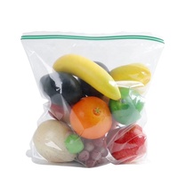 Sac personnalisable, petit sac en plastique Transparent avec fermeture à glissière, refermable, PE