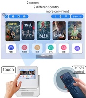 Proyector Inteligente 4K A2pro, Pantalla Táctil Dual, Android 4k, Mini Proyector de Video HD Portátil, Wifi, Proyector Inteligente para el Hogar