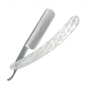Maclura Profesional Navaja de Afeitar de Una Sola Hoja para Cara y Cuerpo, Diseño de Seguridad de Corte Abierto, Acero Inoxidable, Madera y Plástico - Product Image 6