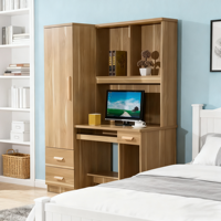 Armoire moderne en MDF pour chambre à coucher et hôtel Table d'ordinateur Designs stylés Vente d'usine Réglable pour la maison ou le salon Meubles