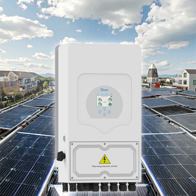 For Deye SUN-6K-SG04LP1-EU-SM2 Hybrid Solar Inverter 6KW Pure Sine Wave AC Inverter with MPPT Controller for Home Use 6.2KW