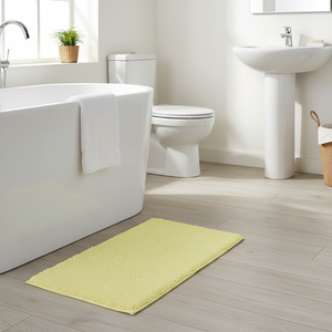 Collezione Spirella Highland, Tappetino da Bagno, 100% Poliestere e Microfibra, Giallo - Product Image 3