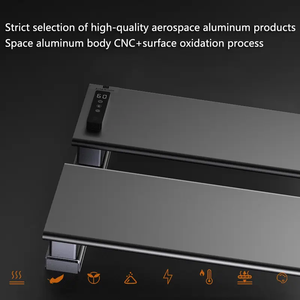 Nghệ THUẬT & metalos màn hình cảm ứng điện nước nóng giá phòng tắm sưởi ấm nhiệt độ không đổi tấm rộng khô thông minh Khăn Tắm Giá - Product Image 4