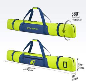 Bolsa de Esquí Impermeable de Alta Calidad y Totalmente Acolchada para Esquís de hasta 175 CM, Bolsa de Esquí Gruesa de 360 Grados - Product Image 3