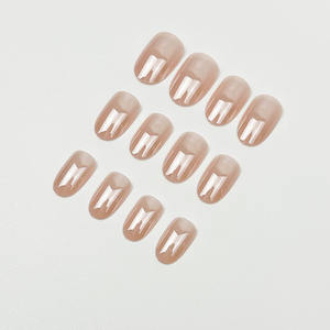 24 <span class=keywords><strong>Uñas</strong></span> Postizas de Acrílico PMMA 4024, Estilo Francés Romántico, <span class=keywords><strong>Uñas</strong></span> Acrílicas de Presión, <span class=keywords><strong>Uñas</strong></span> Artificiales - Product Image 4