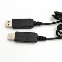 Câble USB Boost Neuf 5.5*2.1mm DC vers DC 5V/12V Haute Vitesse 1M Convertisseur de Tension pour Téléphone Portable et Routeur Sans Fil