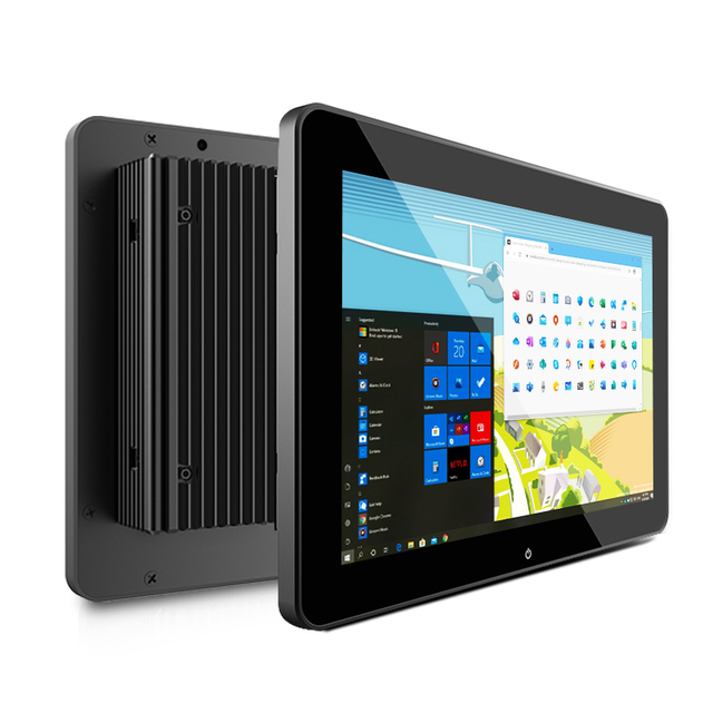 Usingwin Waterproof 10.1inch Industrial Embedded Capacitive Touch Screen All-in-One Computer J1900 Quad Core Windows 10 Tablet