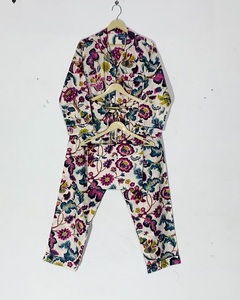 Conjunto de Pijama de Algodón con Estampado Étnico Boho-Chic para Mujer, Precio al por Mayor - Product Image 5