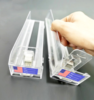 Échantillon gratuit en plastique ABS réglable de système de poussoir d'étagère de cigarette d'alimentation automatique de supermarché pour l'entreposage et les fournitures de supermarché