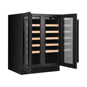 VI46-2D Smart Household Wine and Beverage Cooler con 100L Modern Simple French Door Compressor frigorifero per vino <span class=keywords><strong>e</strong></span> bevande - Product Image 3
