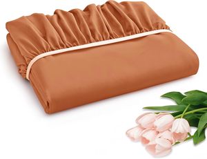 Sábana de lujo de 1800 hilos de microfibra de tamaño Queen, Sábana bajera de bolsillo Extra profundo, Sábana de caramelo, juegos de fundas de almohada - Product Image 5