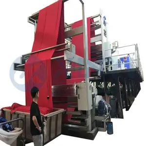 Yeni çin üretici giysi bitirme Stenter makinesi 8 odaları tekstil terbiye süreci