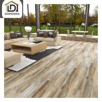 Revêtement de sol composite pierre-plastique SPC gaufré EIR 5mm+1.5mm avec sous-couche insonorisante IXPE, étanche