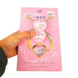 <b>Couple</b> <b>Rings</b> Heart Boxed Set Valentine's Day Gift Personalized Jewelry - Product Image 5