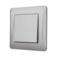Mvava New Design Wood Color PC Curved Panel EU FR Home 250v Single Wall Socket And Control Light Push Button Electrical Switch