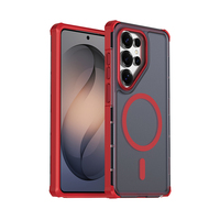 Étui de téléphone magnétique mat en PC et TPU antichoc de qualité supérieure pour S26 Ultra
