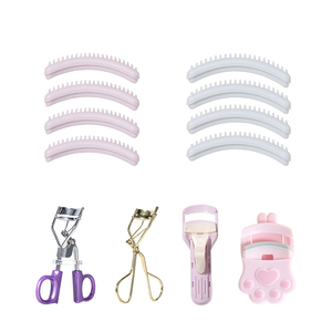 LMLTOP Almohadillas de silicona portátiles de alta calidad <span class=keywords><strong>para</strong></span> rizador de <span class=keywords><strong>pestañas</strong></span>, 4 unidades/juego, antiescaldaduras, repuesto de dientes de peine <span class=keywords><strong>para</strong></span> rizador de <span class=keywords><strong>pestañas</strong></span> - Product Image 3