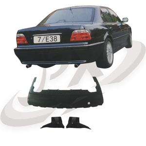 Pare-chocs avant et arrière BMW Série 7 E38 avec ensembles de garnitures pour remplacement et réparation, années 1995-2003 - Product Image 2