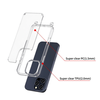Étui de téléphone portable transparent antichoc avec support et sangle de suspension pour iPhone 15 16 17 18 Samsung S24 S25 S26 A52 A53