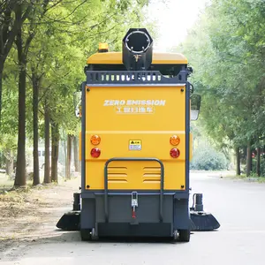G17 công nghiệp nhỏ sàn sạch quét đi xe trên đường làm sạch máy pin đi xe điện trên sàn quét