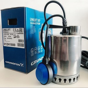 ปั๊มจุ่มใต้น้ำสแตนเลส Grundfos KP250-AV-A-M-1 ระยะส่ง 7 เมตร ปริมาณน้ำ 10 ลิตรต่อนาที ปั๊มแบบแรงเหวี่ยงไฟฟ้า สำหรับระบายน้ำเสียในครัวเรือน - Product Image 5