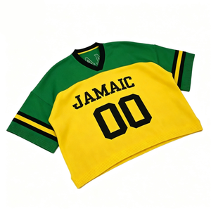 Grosir 26 Jersey Sepak Bola Pria Berkualitas Tinggi Custom Ukuran Besar Kaos Sepak Bola Amerika - Product Image 5