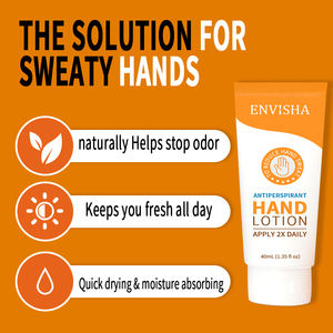 Private Label antitraspirante lozione per le mani antitraspirante Anti sudore ascellare crema per le mani per Hyperhidrosis - Product Image 5