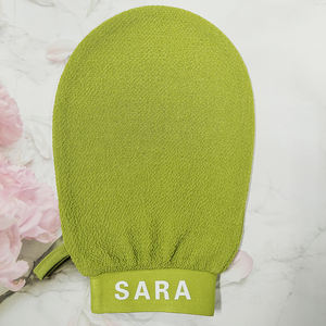 Guantes exfoliantes de color rosa Guantes de ducha Guantes exfoliantes coreanos Marruecos Kessa Hamam Guante para pelar - Product Image 4